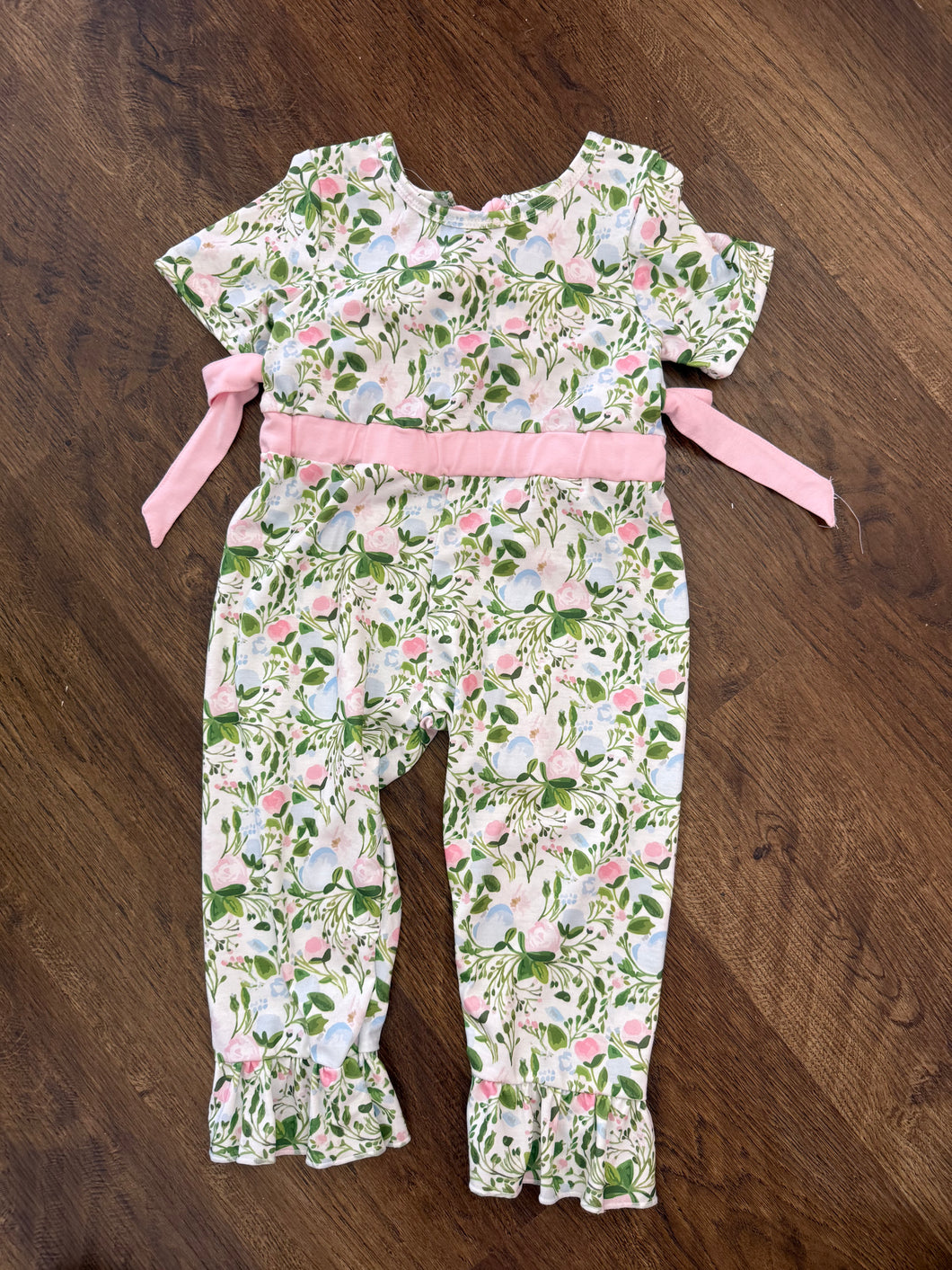 Floral Pants Romper