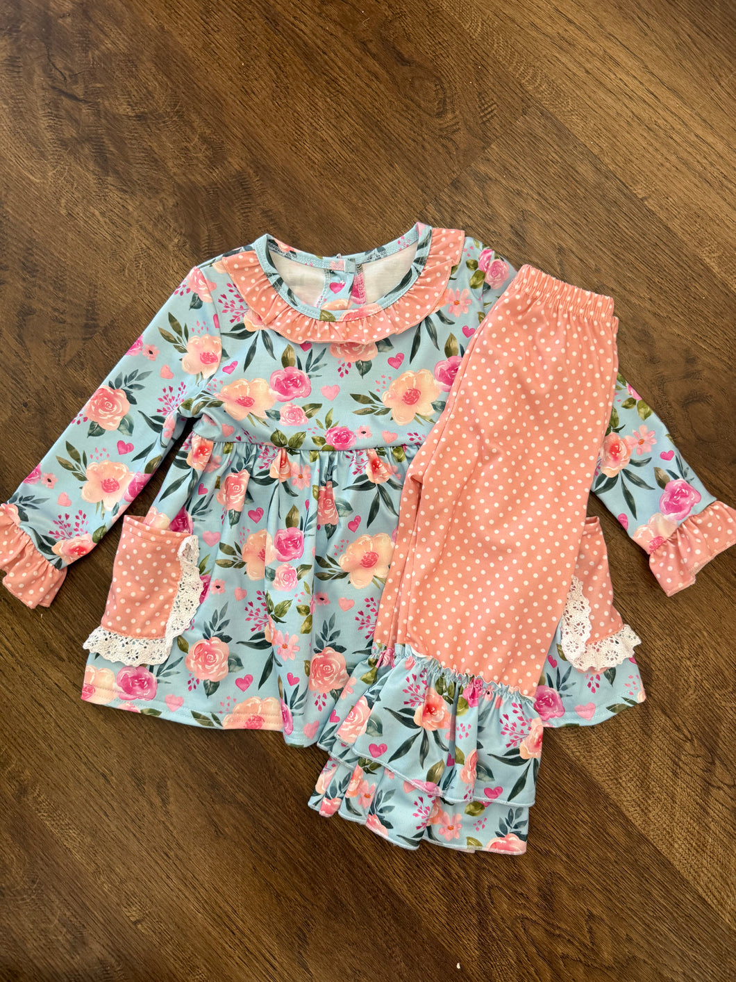 Rosey Roses Long Sleeve Set
