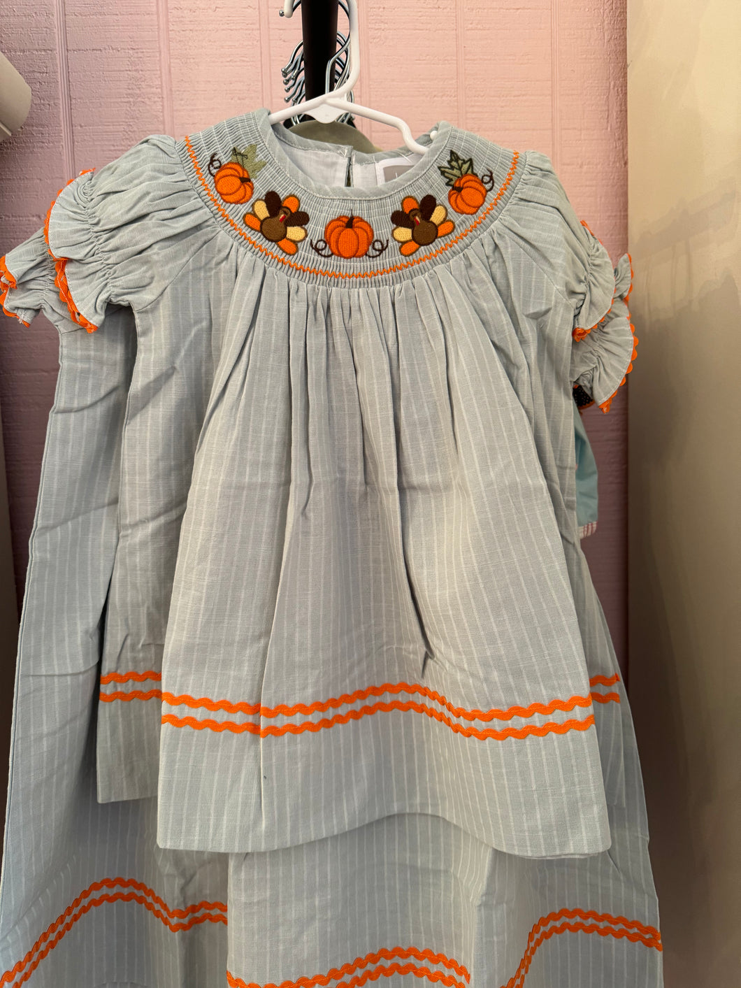 Lil Cactus Smocked Thanksgiving Dress – Build a Bow Boutique