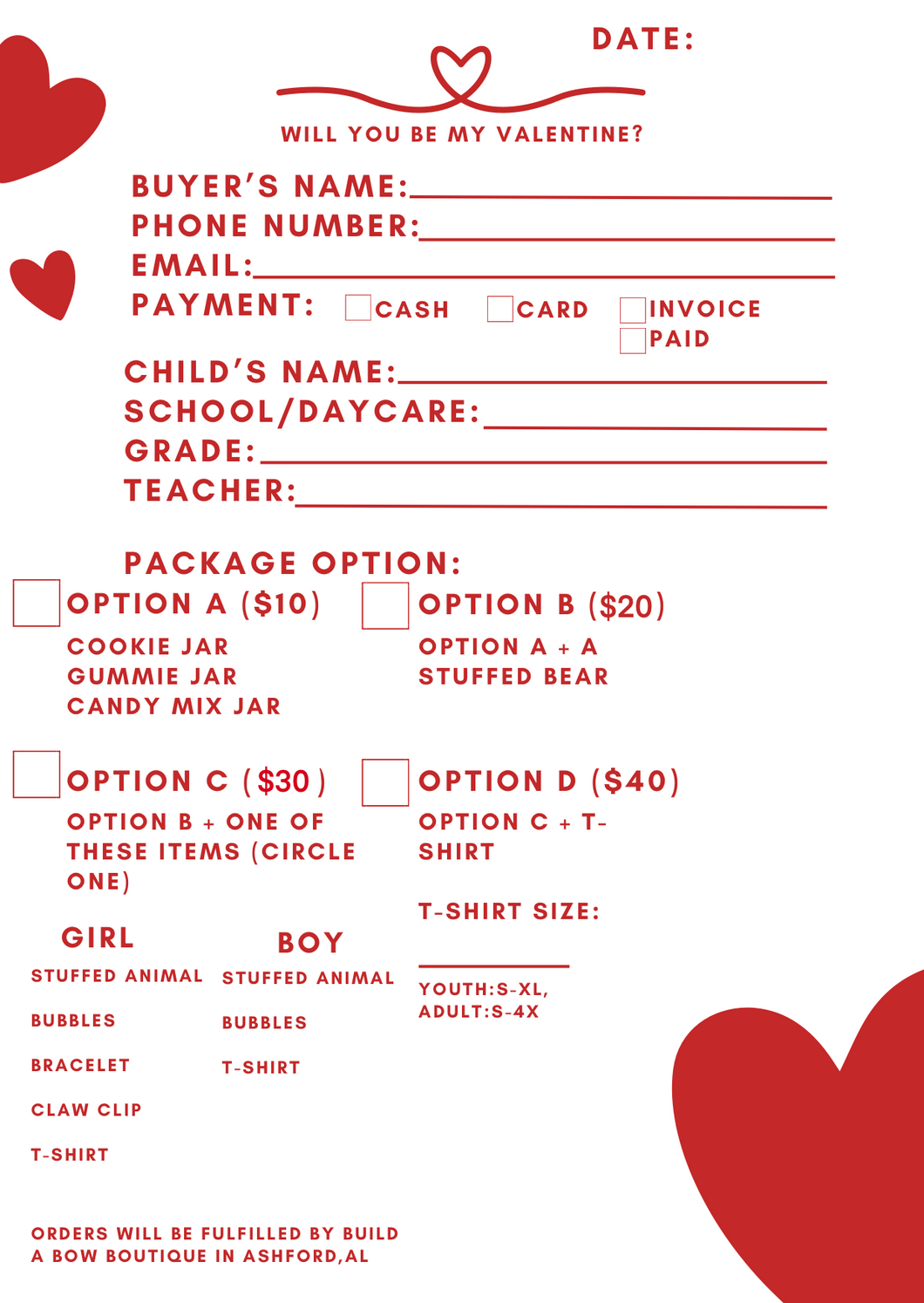 Valentine GoodyGram (delivery/pickup)