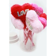 Load image into Gallery viewer, Love Heart Pom Pom Pen

