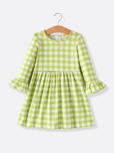 Gingham Girls Twirl Dress