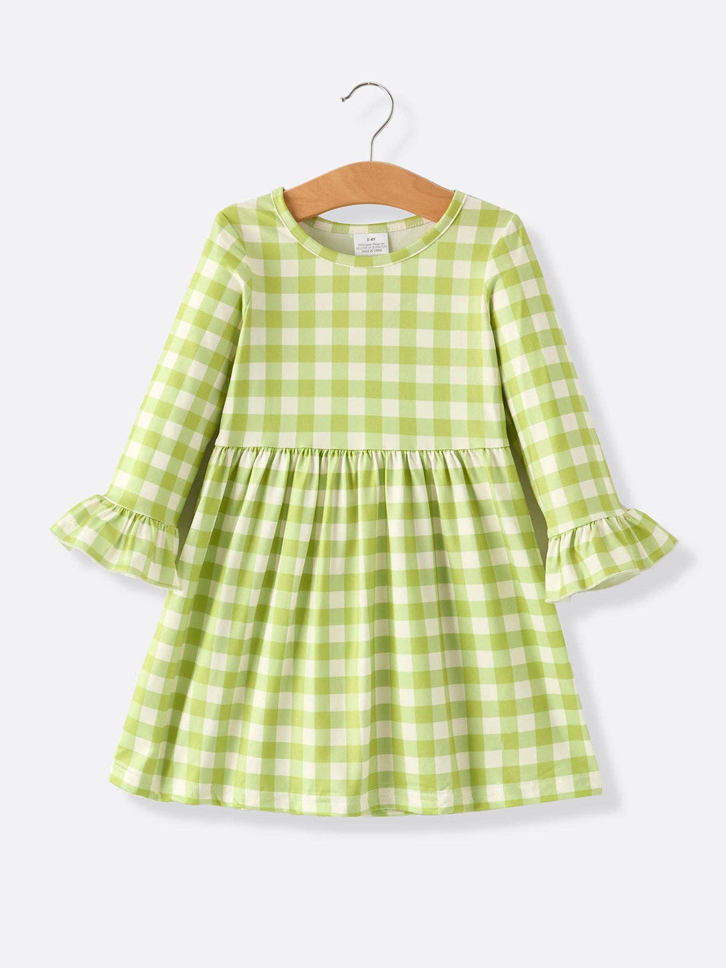 Gingham Girls Twirl Dress