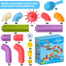 Load image into Gallery viewer, 49 pcs Bath Toys Water Balls Tracks for Kids
