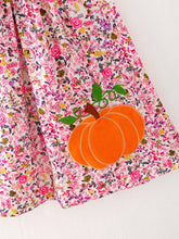Load image into Gallery viewer, Halloween Girls Pumpkin  Applique Dress
