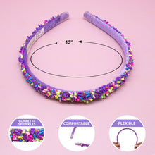 Load image into Gallery viewer, Thin Sprinkle Headband - Non Slip Hair Accessories for Kids
