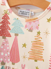 Load image into Gallery viewer, Christmas Tree Print Girls Dress
