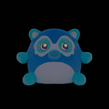 Load image into Gallery viewer, Roman the raccoon | Glow in the Dark 7.5&quot; Soft Plush Toy
