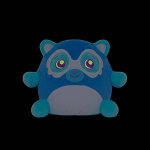 Roman the raccoon | Glow in the Dark 7.5" Soft Plush Toy
