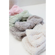 Load image into Gallery viewer, Waffle Texture Premium Bow Spa Headband
