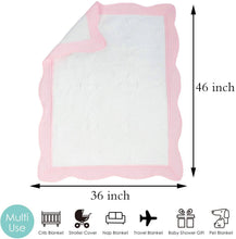 Load image into Gallery viewer, Heirloom Quilt - Baby Quilt Blanket Monogram

