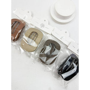 Matte French Concord Hair Clips