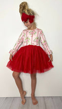 Load image into Gallery viewer, Holly Stripes Tutu Girls Dress
