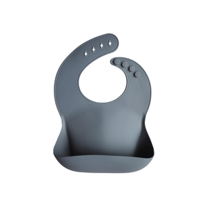 Silicone Baby Bucket Bib, Lilac